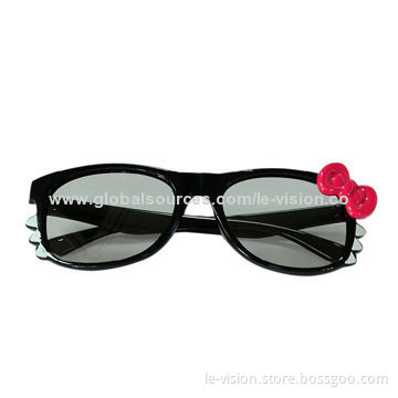 Children's Passive 3D Glasses, Le-Vision Company Export to Worldwide